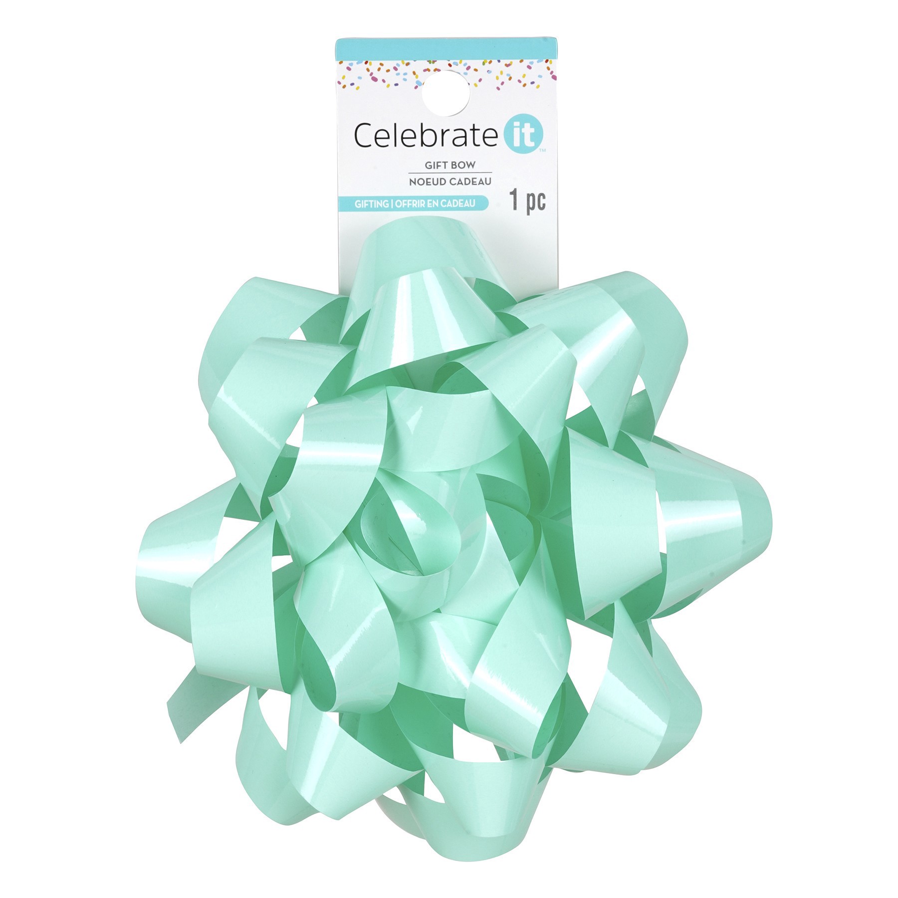 slide 3 of 3, 5.7" Mint Gift Bow By Celebrate It, 5.75 in