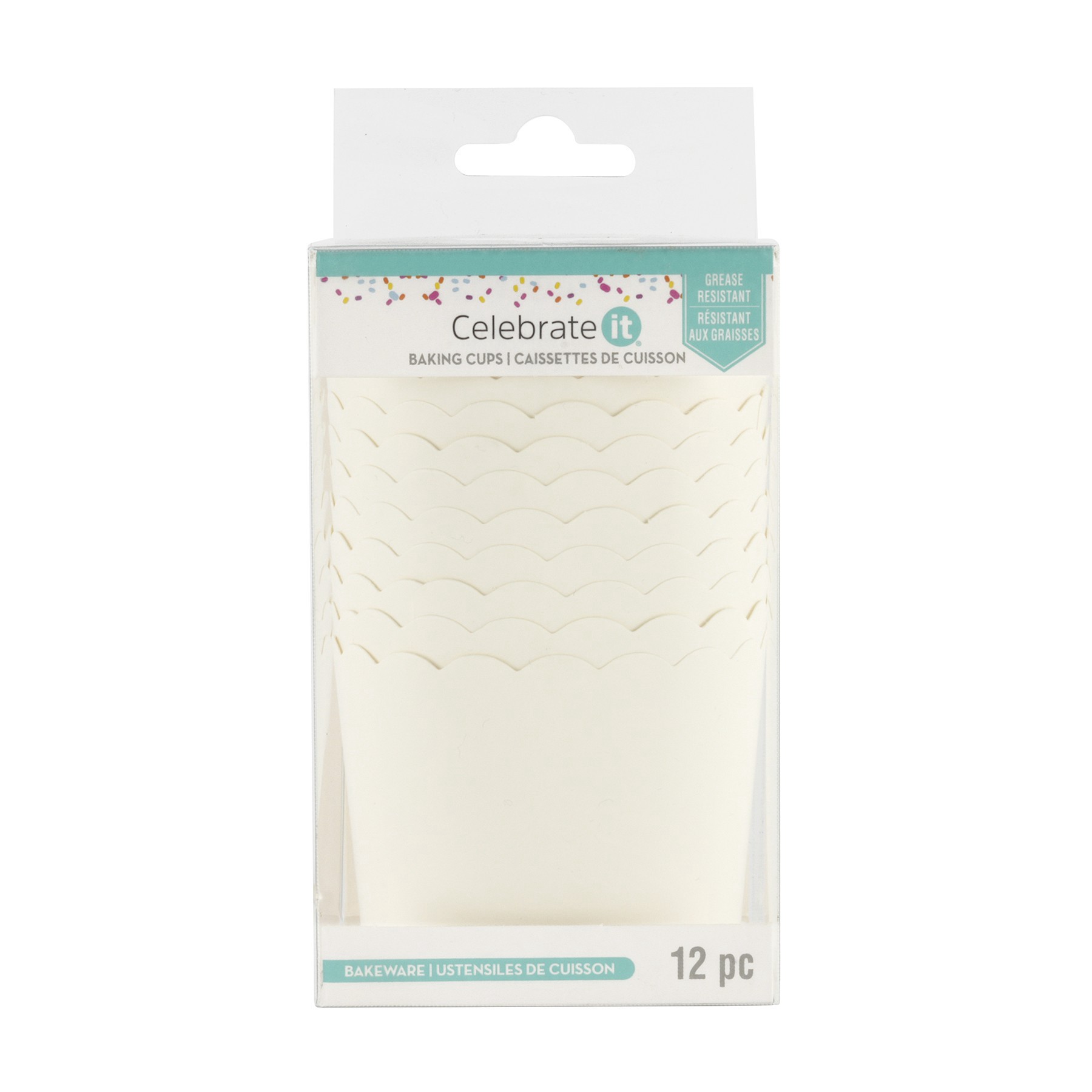 slide 2 of 2, White Baking Cups By Celebrate It, 12ct., 12 ct