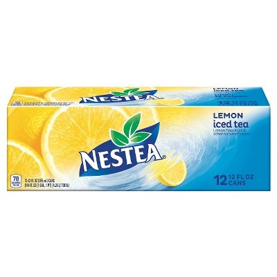 slide 1 of 1, Nestea Lemon Iced Tea, 12 oz