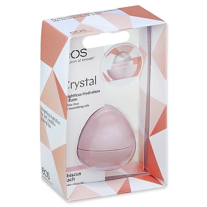 slide 1 of 1, eos Weightless Hydration.25 oz. Crystal Lip Balm - Hibiscus Peach, 25 oz