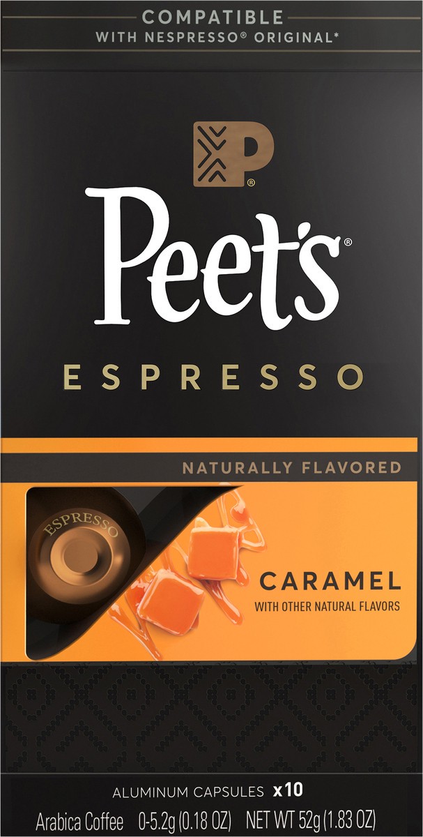 slide 7 of 7, Peet's Coffee, Caramel Light Roast Capsules - 10ct Capsules, 