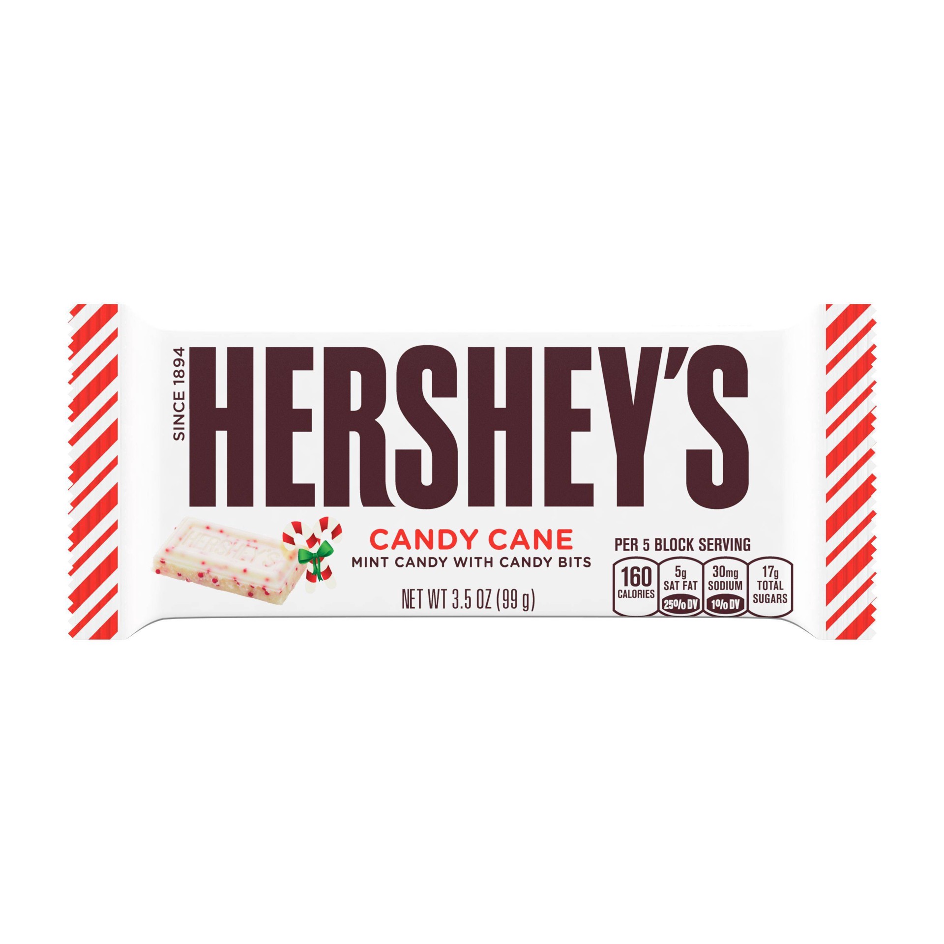 slide 1 of 1, Hershey's Holiday Candy Cane Candy Bar, 3.5 oz