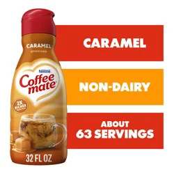 Coffee mate Caramel Flavored Coffee Creamer, Non-Dairy, Gluten-Free, 63 Servings