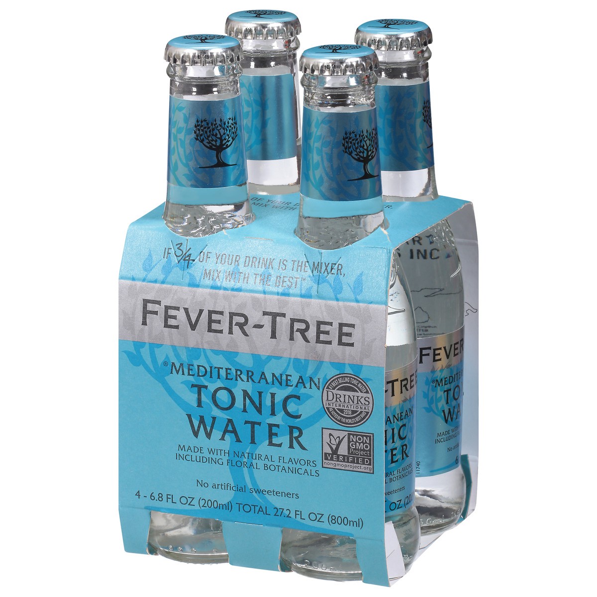 slide 3 of 11, Fever-Tree Mediterranean Tonic - 4pk/200ml Bottles, 