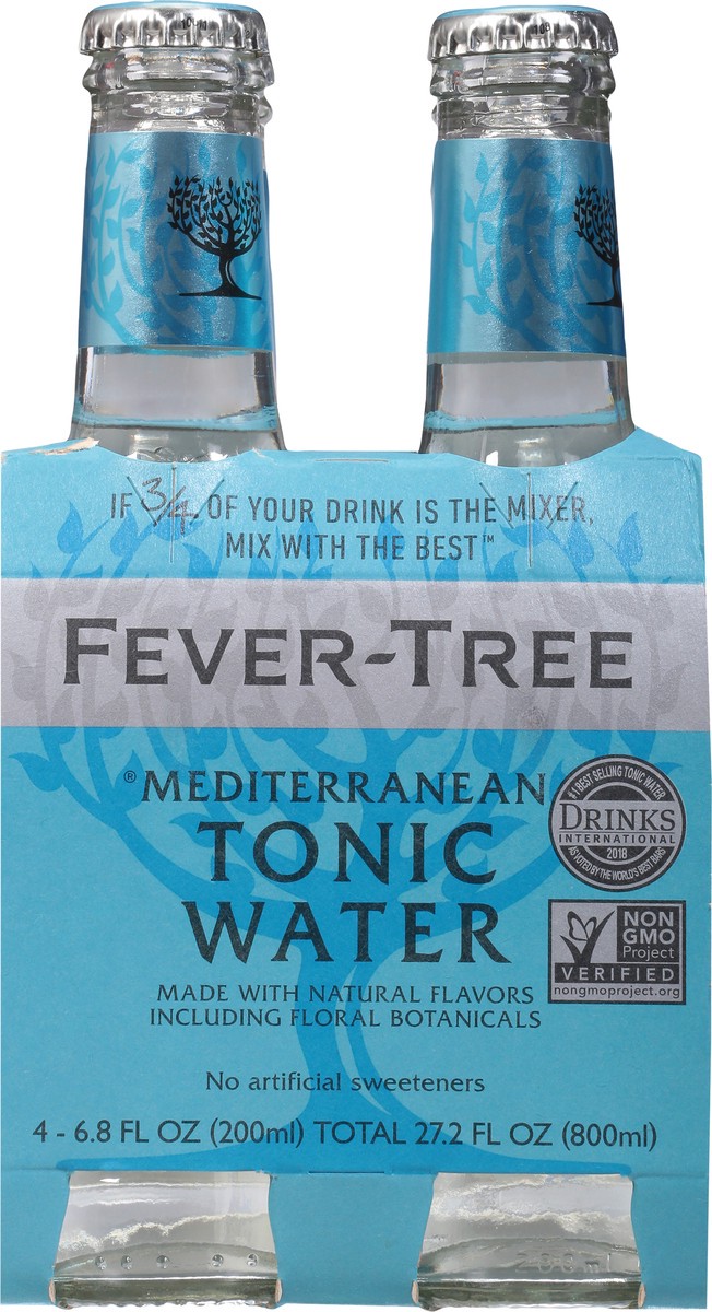 slide 9 of 11, Fever-Tree Mediterranean Tonic - 4pk/200ml Bottles, 
