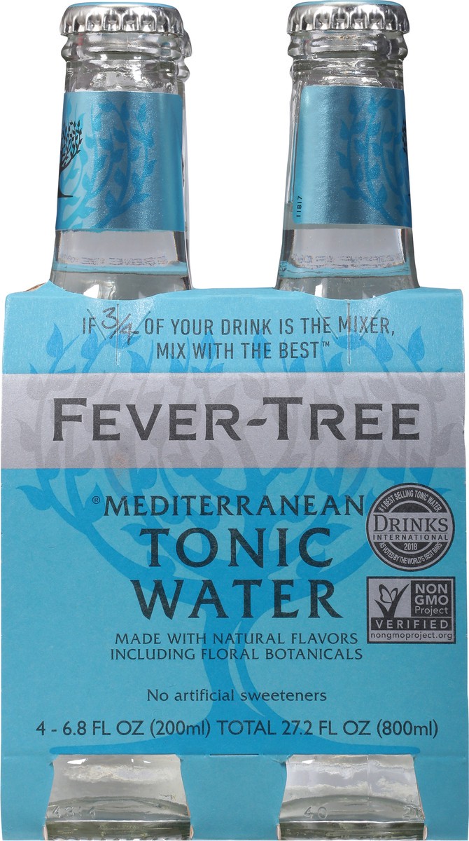 slide 10 of 11, Fever-Tree Mediterranean Tonic - 4pk/200ml Bottles, 