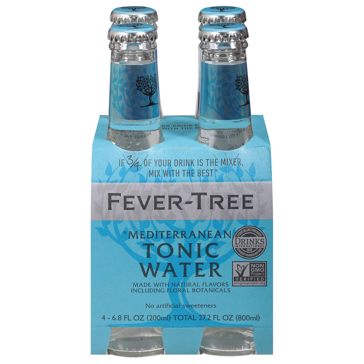 slide 11 of 11, Fever-Tree Mediterranean Tonic - 4pk/200ml Bottles, 