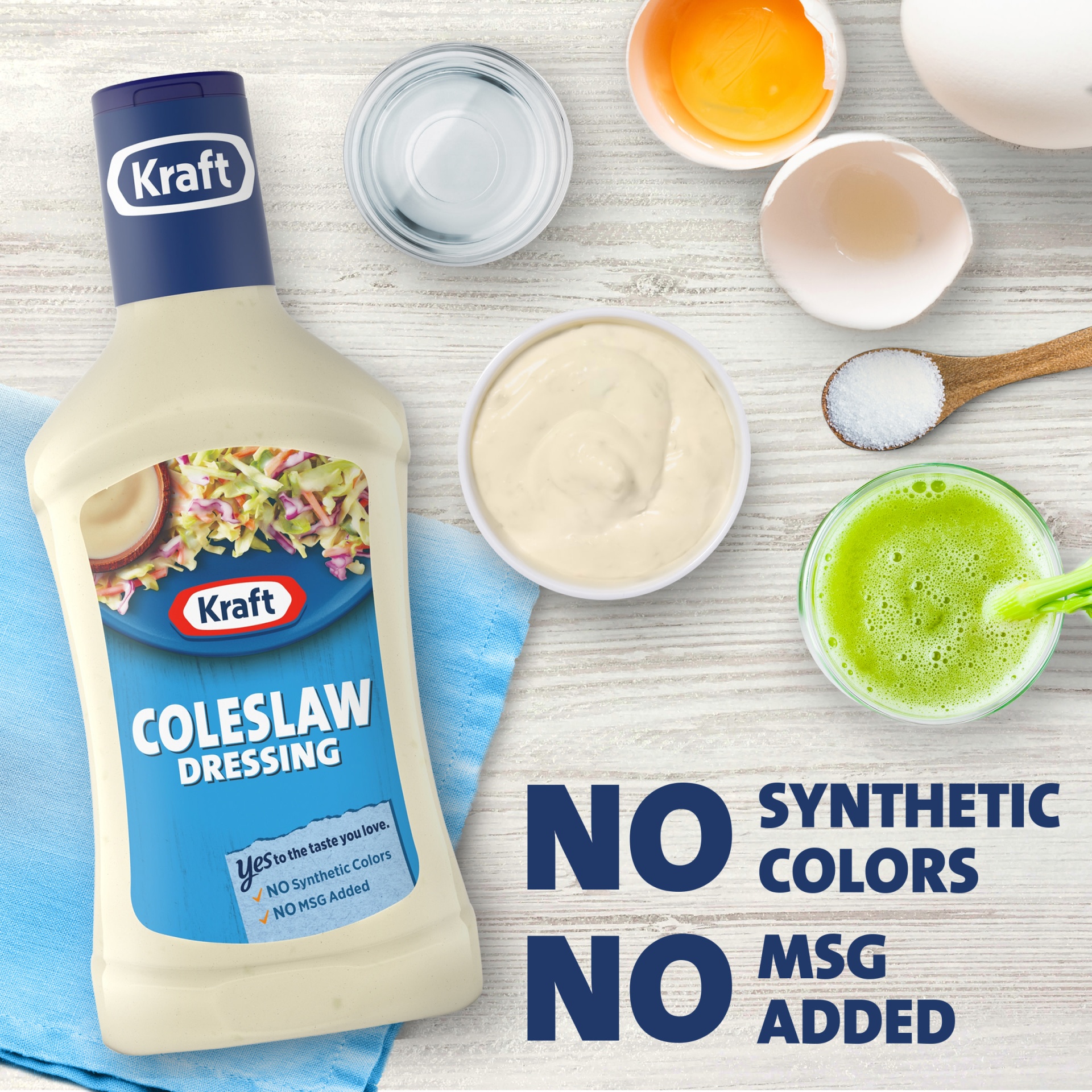slide 2 of 7, Kraft Coleslaw Salad Dressing Bottle, 16 fl oz