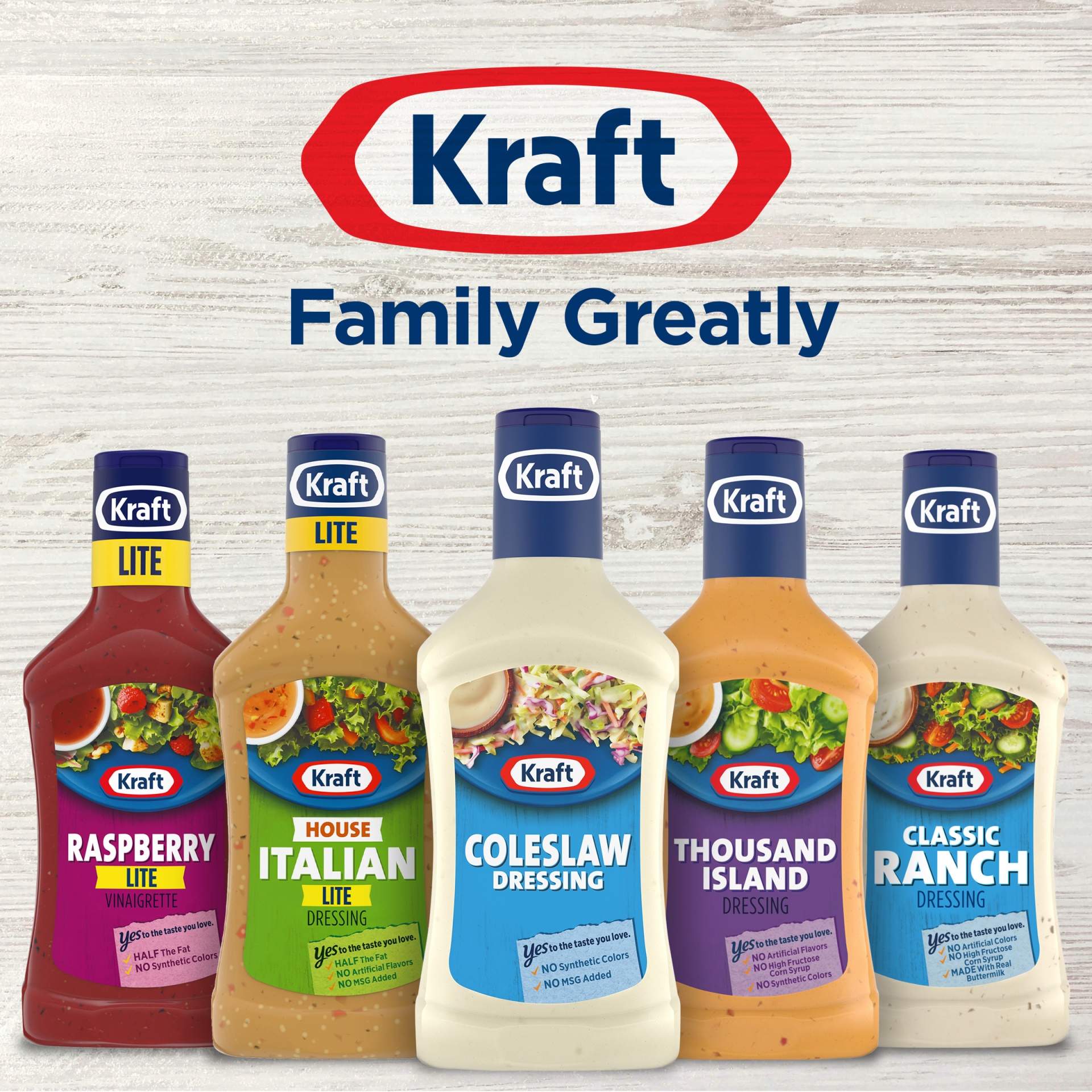 slide 7 of 7, Kraft Coleslaw Salad Dressing Bottle, 16 fl oz