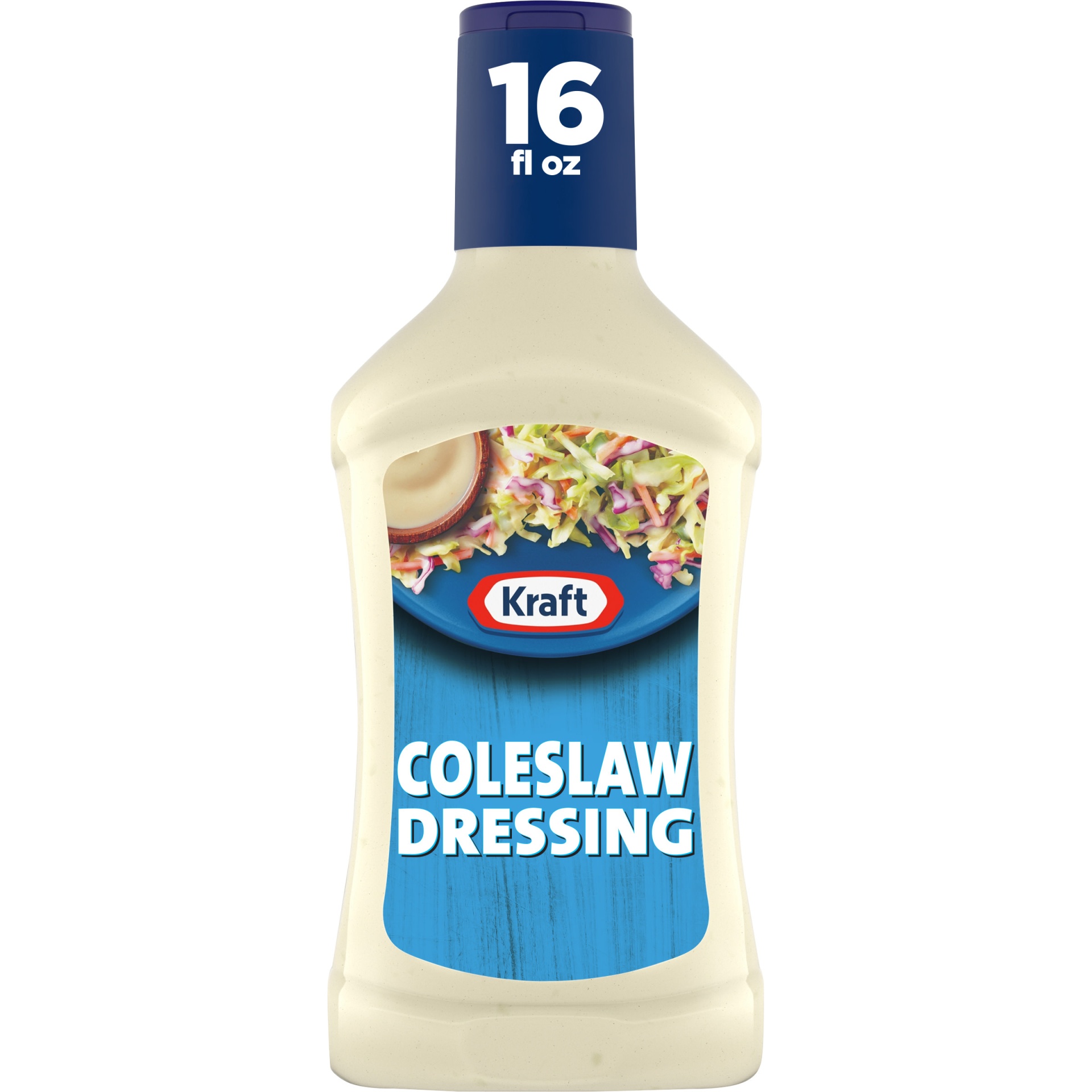 slide 1 of 7, Kraft Coleslaw Salad Dressing Bottle, 16 fl oz