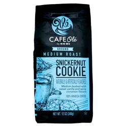 H-B Cafe Ole Ground Snickernut Cookie Medium Roast Coffee- 12 oz