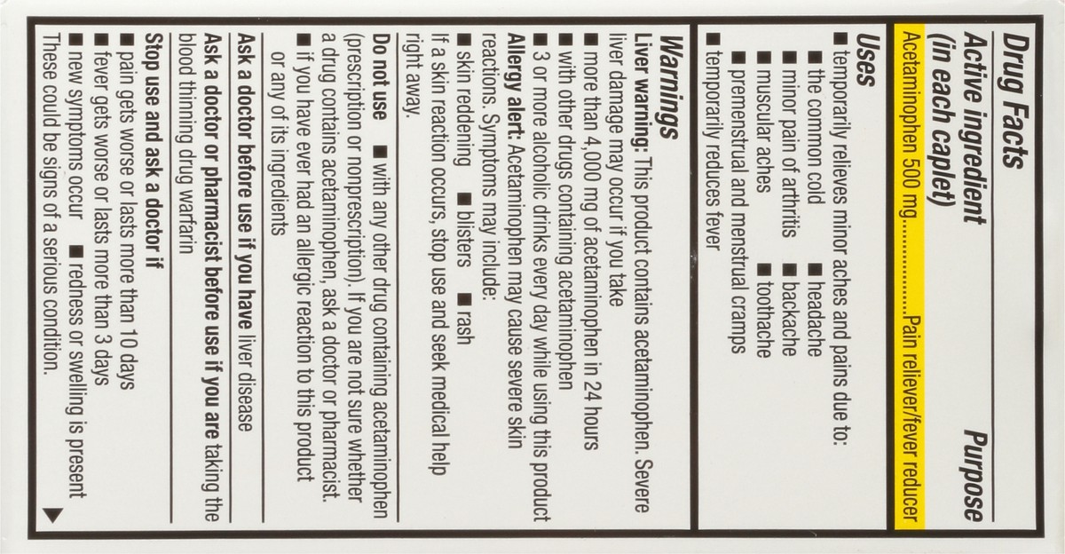 slide 5 of 9, Topcare Asprin Non Xs Pain Relief, 100 ct