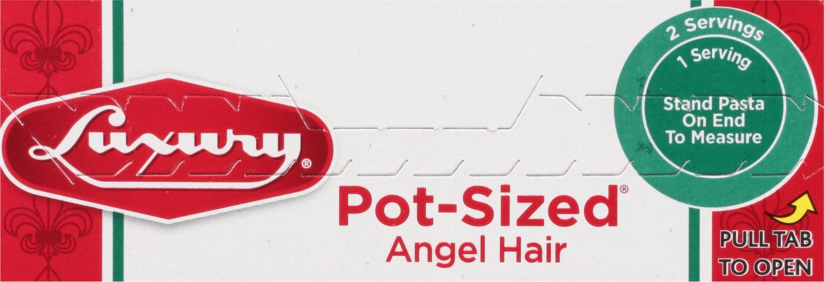 slide 8 of 9, Luxury Pot-Sized Angel Hair Pasta 16 oz, 16 oz