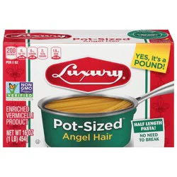 Luxury Pot-Sized Angel Hair Pasta 16 oz