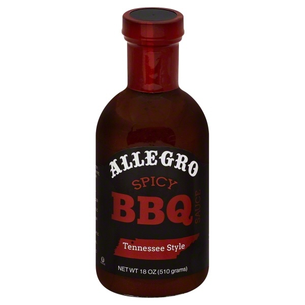slide 1 of 1, Allegro Bbq Sauce Tennessee Style Spicy, 18 oz