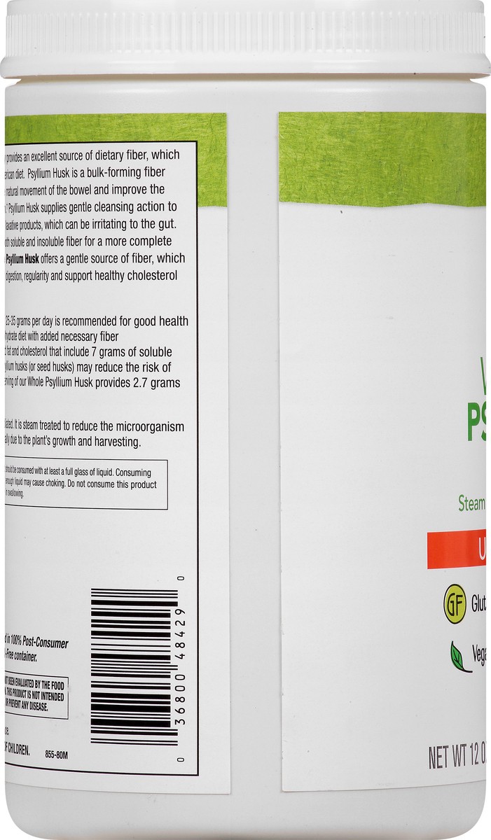 slide 6 of 9, Full Circle Market Whole Unflavored Psyllium Husk 12 oz, 12 oz