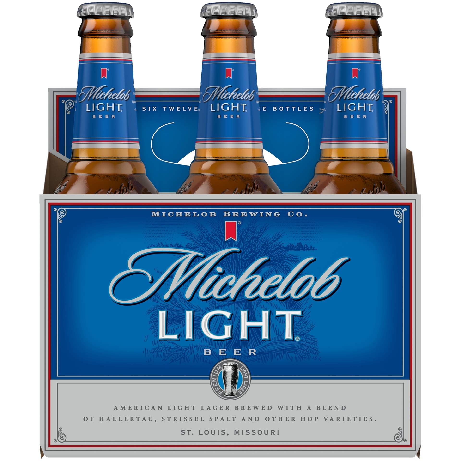 slide 1 of 1, Michelob Light Beer, 4.3% ABV, 6 ct; 12 oz