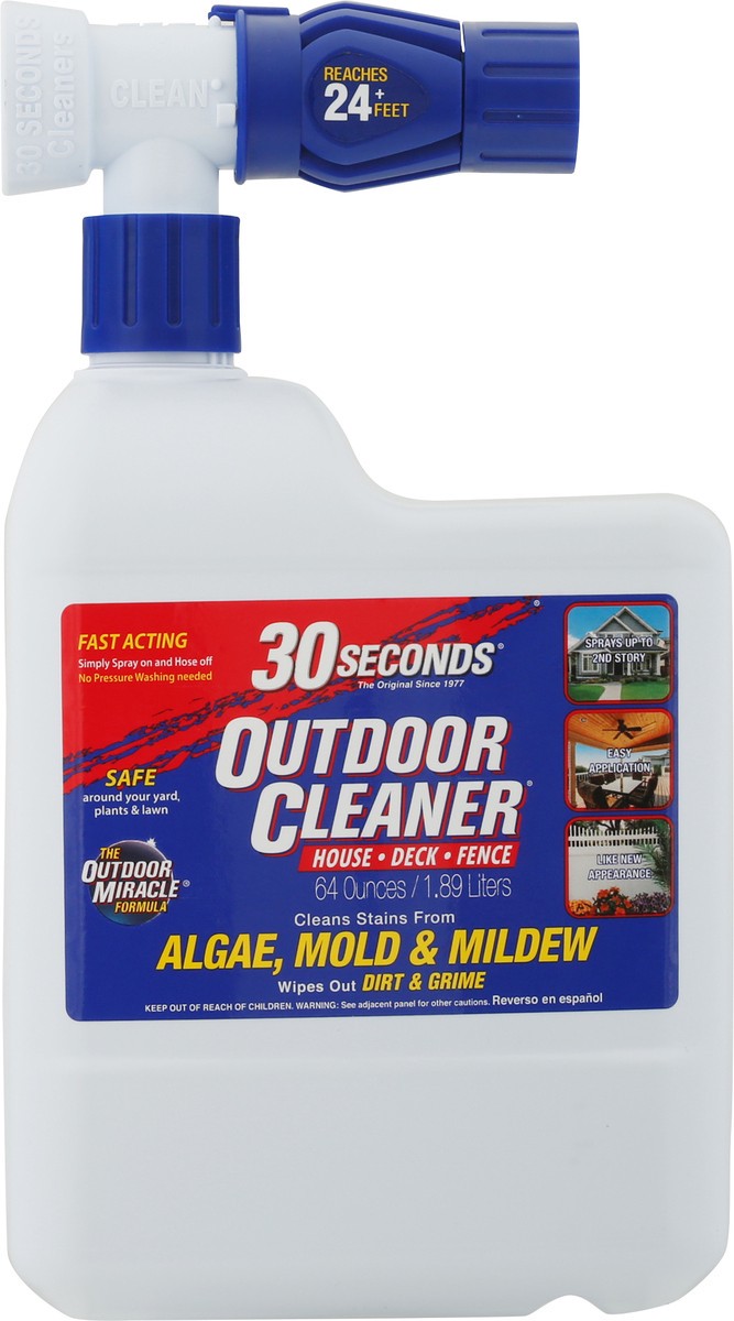 slide 6 of 9, 30 Seconds Outdoor Cleaner Ready To Spray, 64 oz