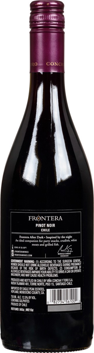 slide 4 of 9, Frontera Pinot Noir, 750 ml