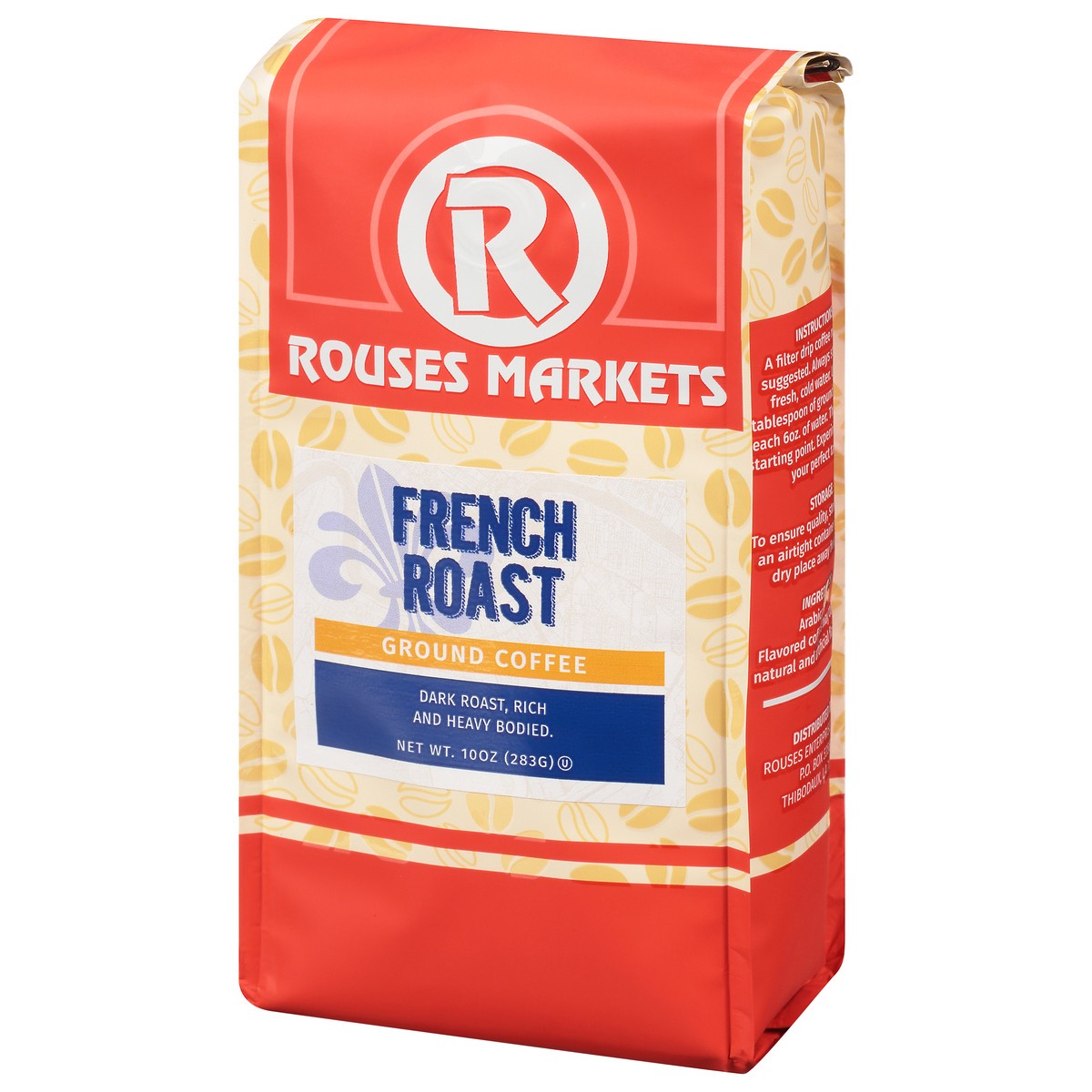 slide 10 of 11, Rouses Markets French Roast Ground Coffee 10 oz, 10 oz