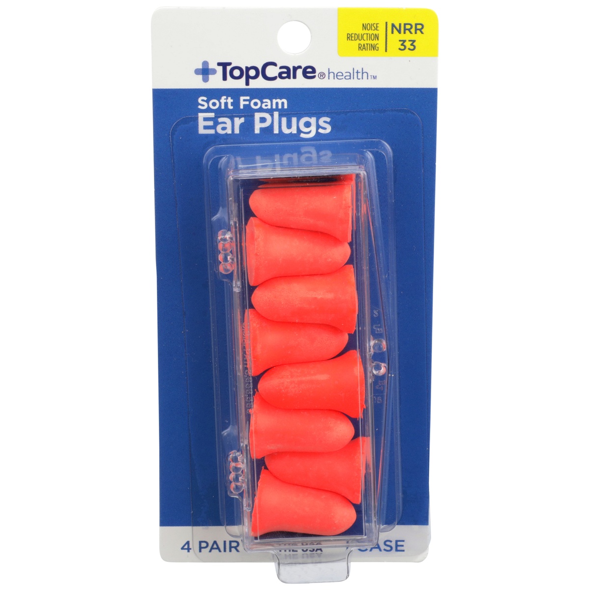 slide 1 of 1, Topcare Health Ear Plugs Soft Foam, 1 ct