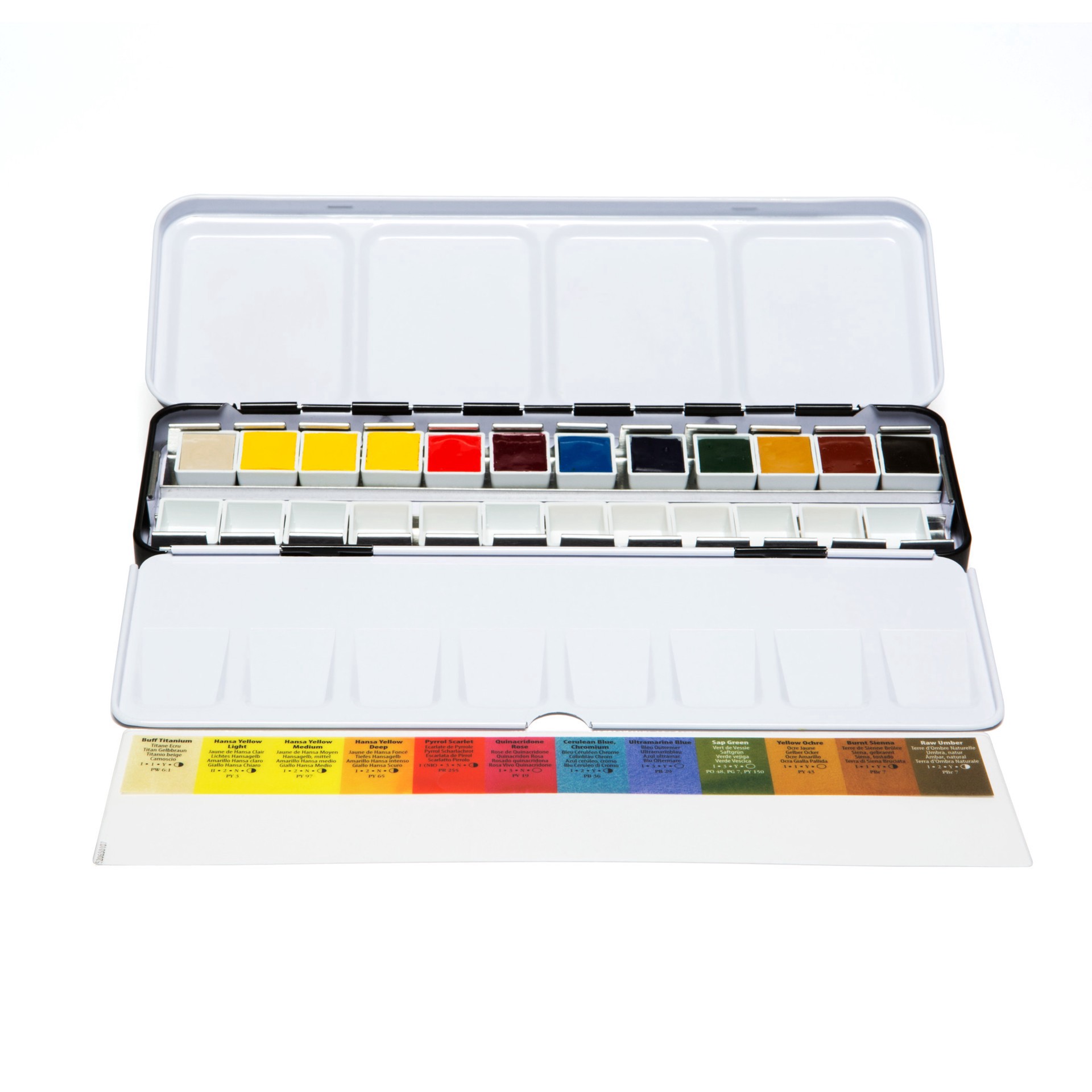 slide 2 of 2, Daniel Smith Extra Fine 12 Half Pan Watercolor Set, 1 ct