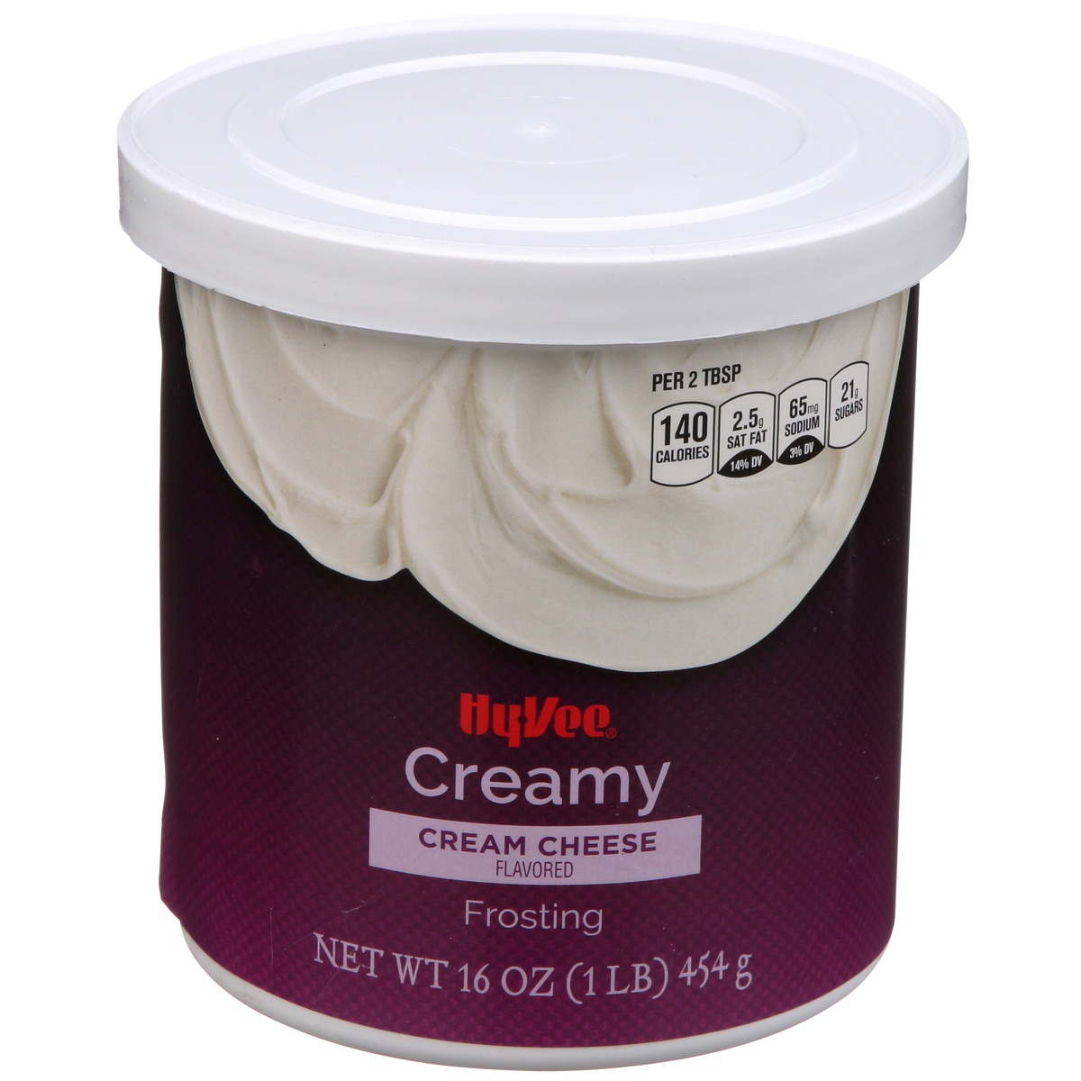 slide 1 of 1, Hy-vee Cream Cheese Flavored Creamy Frosting, 16 oz