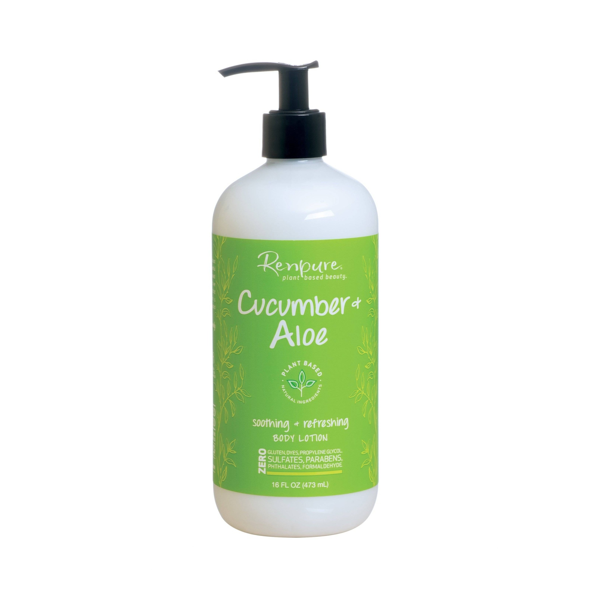 slide 1 of 1, Renpure Cucumber and Aloe Hand and Body Lotion, 16 fl oz