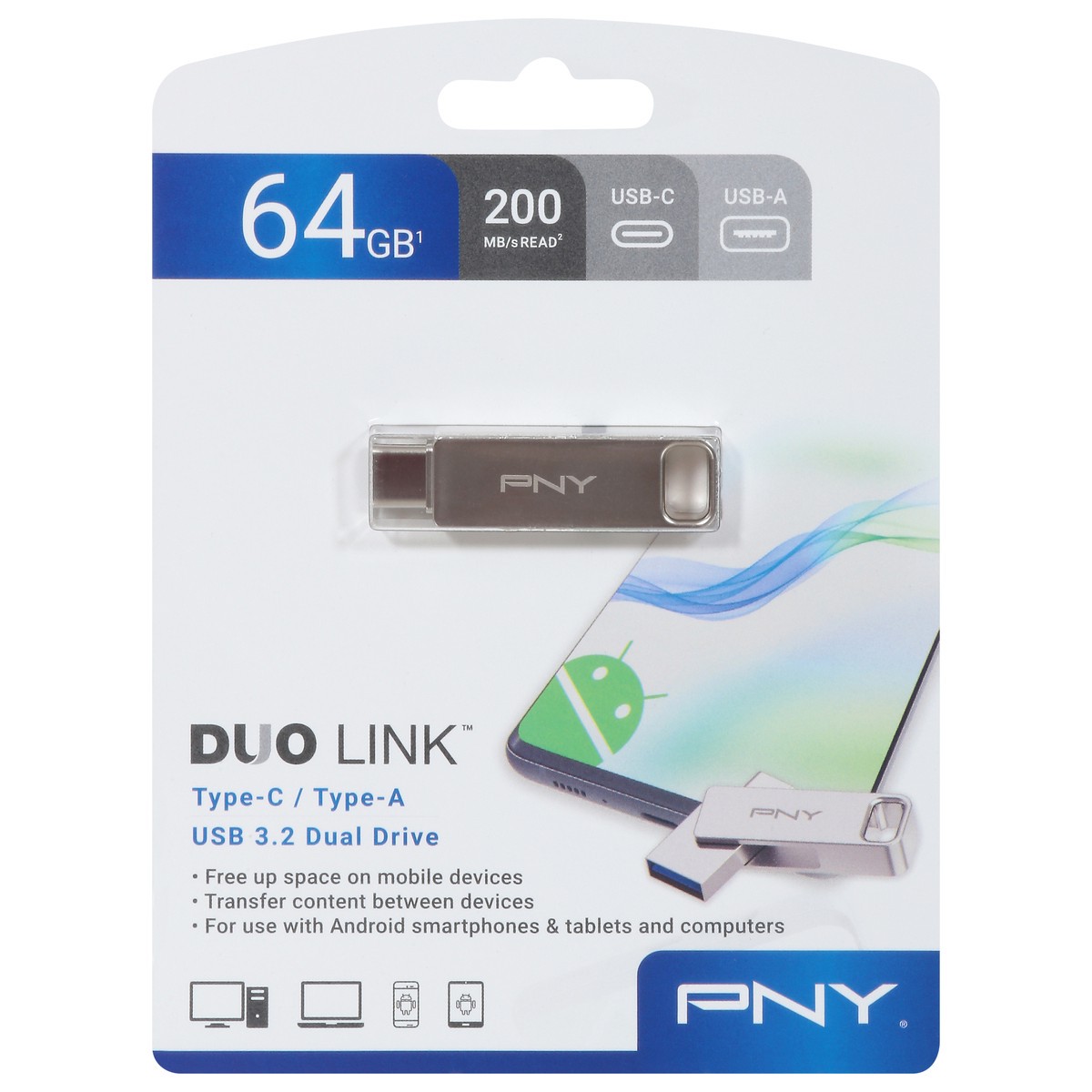 DUO LINK USB 3.2 Type-C Dual Flash Drive