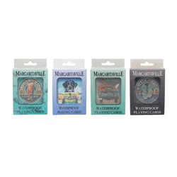 Geckobrands Margaritaville Waterproof Playing Cards - Assorted