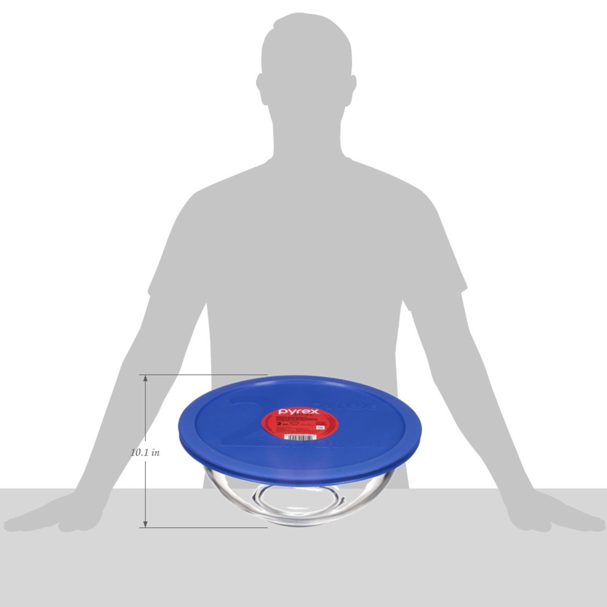 slide 13 of 13, Pyrex Smart Essentials Glass Mixing Bowl 1 Set, 1 ct