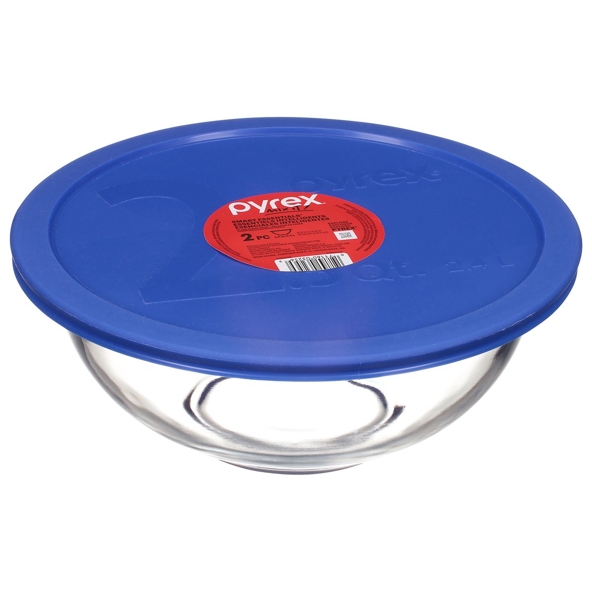 slide 9 of 13, Pyrex Smart Essentials Glass Mixing Bowl 1 Set, 1 ct