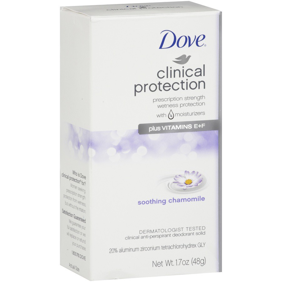 slide 2 of 3, Dove Clinical Protection Soothing Chamomile Antiperspirant Deodorant, 1.7 oz