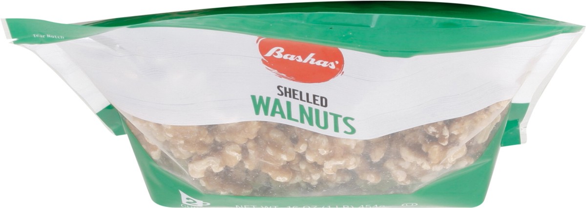 slide 9 of 13, Bashas Shelled Walnuts, 16 oz