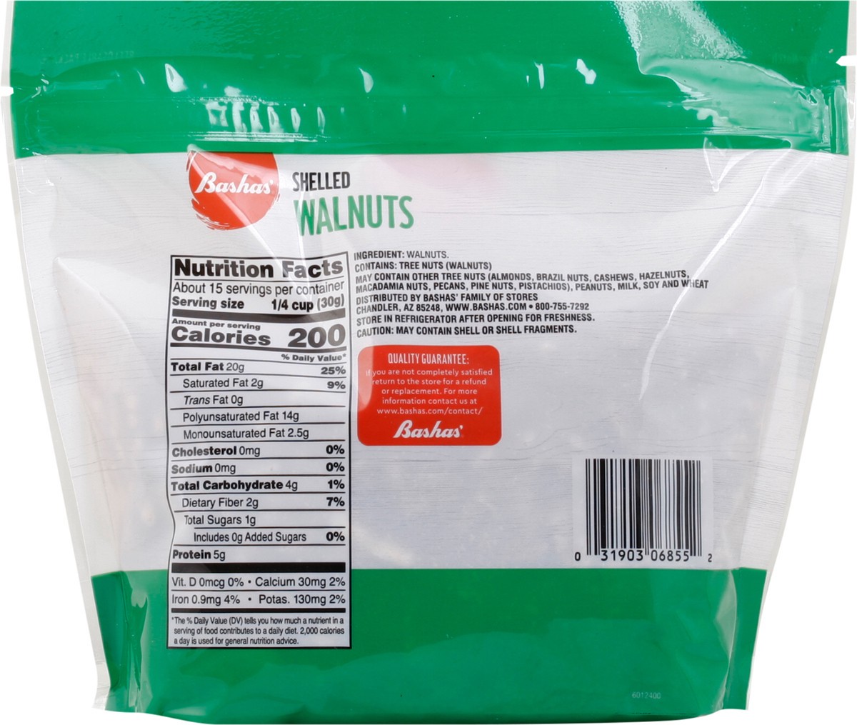 slide 12 of 13, Bashas Shelled Walnuts, 16 oz