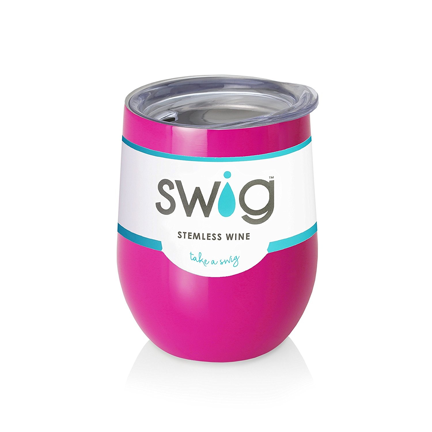 slide 1 of 1, Swig Berry Stemless Wine Cup, 12 oz