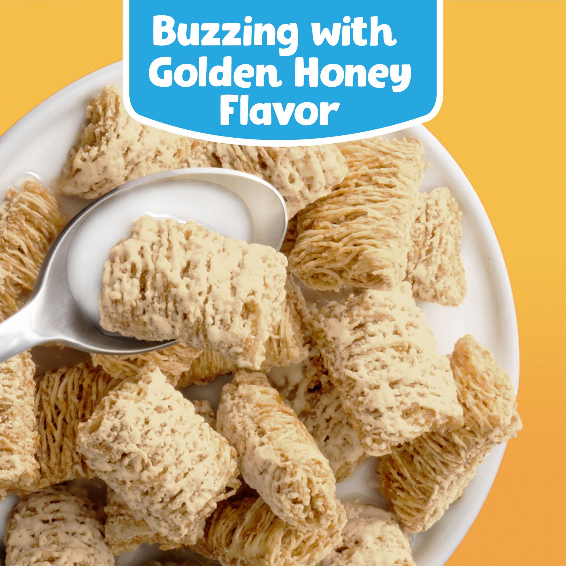 slide 5 of 5, Frosted Mini-Wheats Kellogg's Frosted Mini Wheats Cold Breakfast Cereal, Fiber Cereal, Kids Snacks, Golden Honey, 14.3oz Box, 1 Box, 14.3 oz