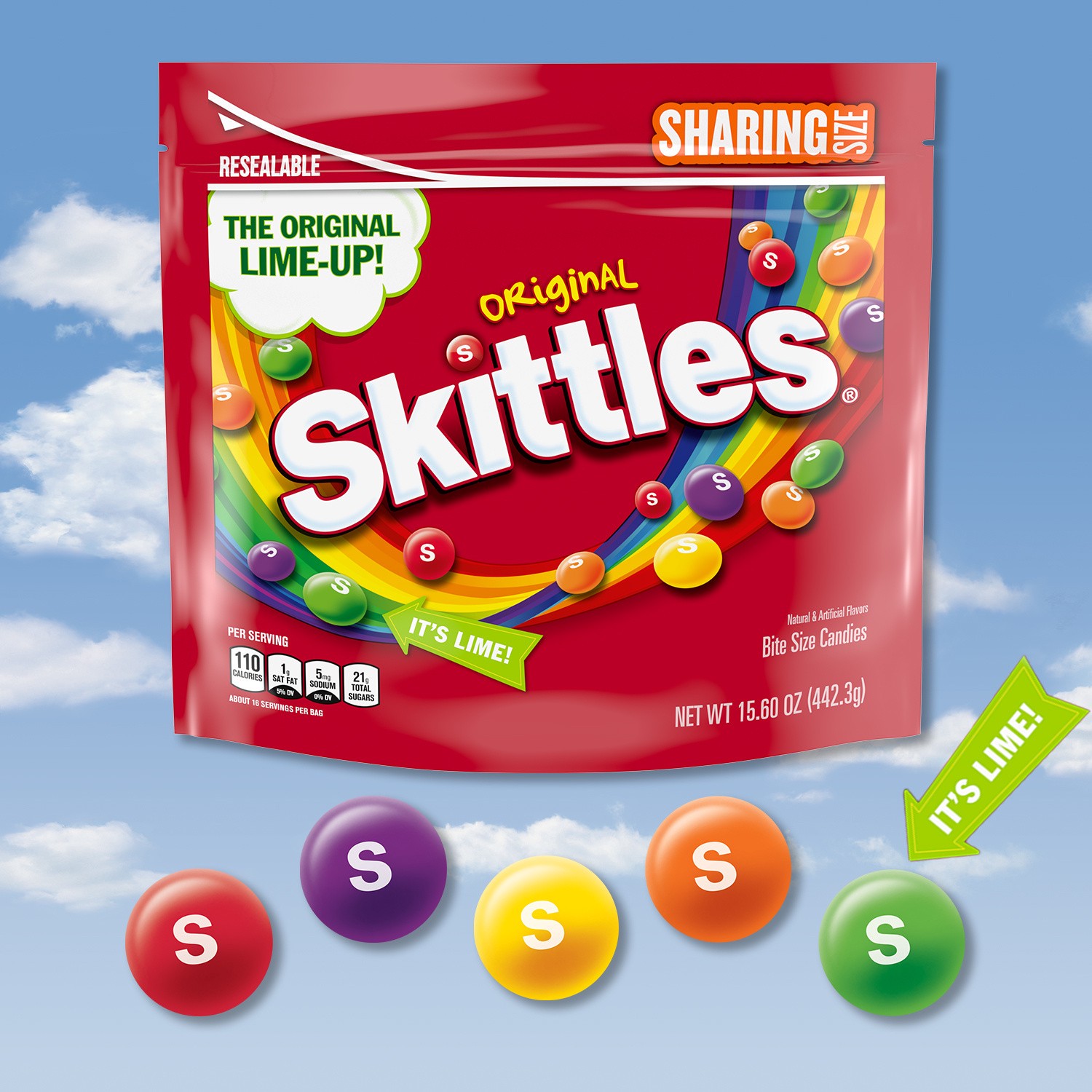 slide 6 of 8, Skittles Original Sharing Size Chewy Candy - 15.6oz, 15.6 oz
