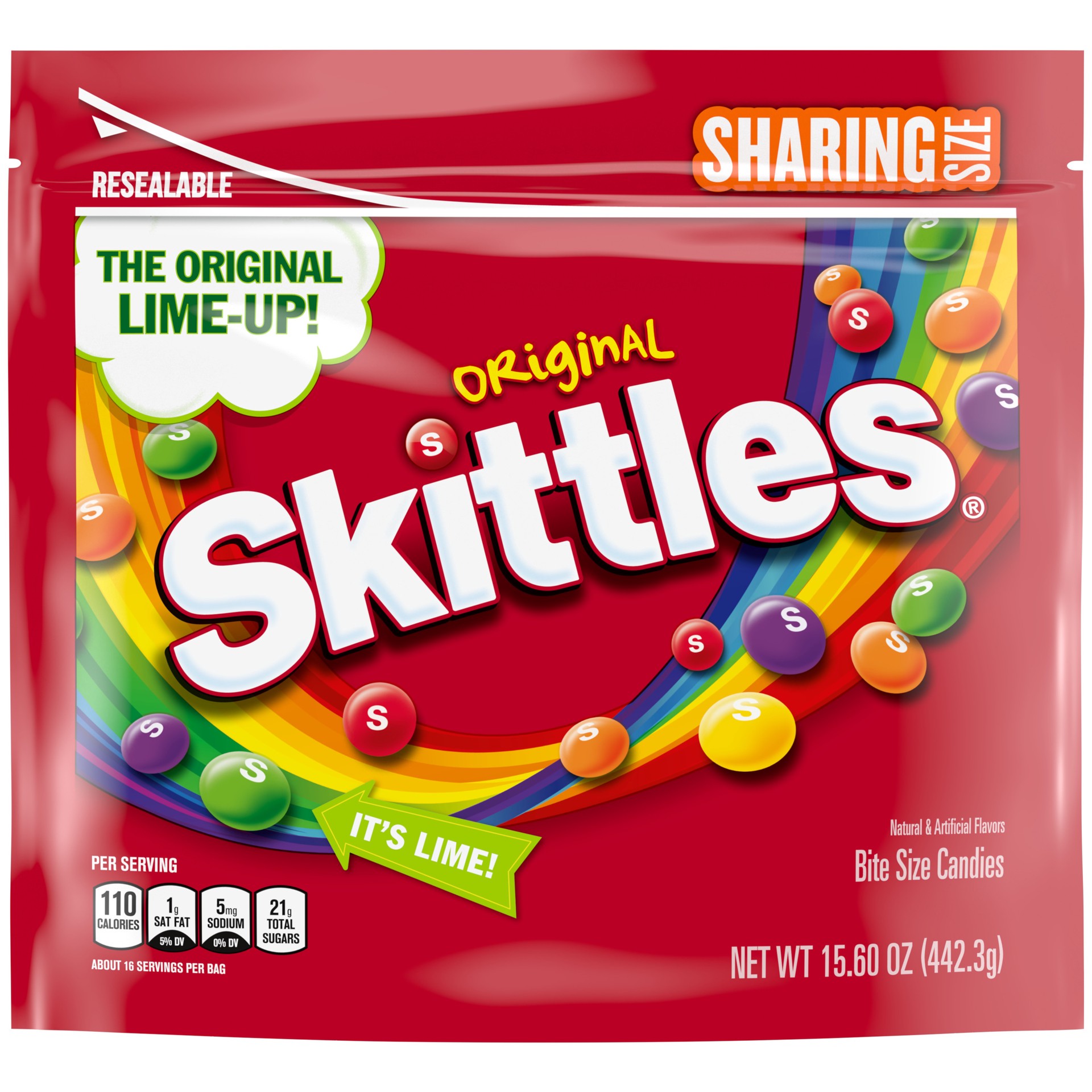 slide 1 of 8, Skittles Original Sharing Size Chewy Candy - 15.6oz, 15.6 oz