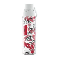NCAA Wisconsin Badgers Tervis All Over 24oz Venture Water Bottle