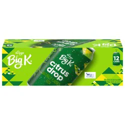 Big K Citrus Drop Soda - 12 ct; 12 fl oz