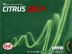 Big K Citrus Drop Soda - 12 ct; 12 fl oz