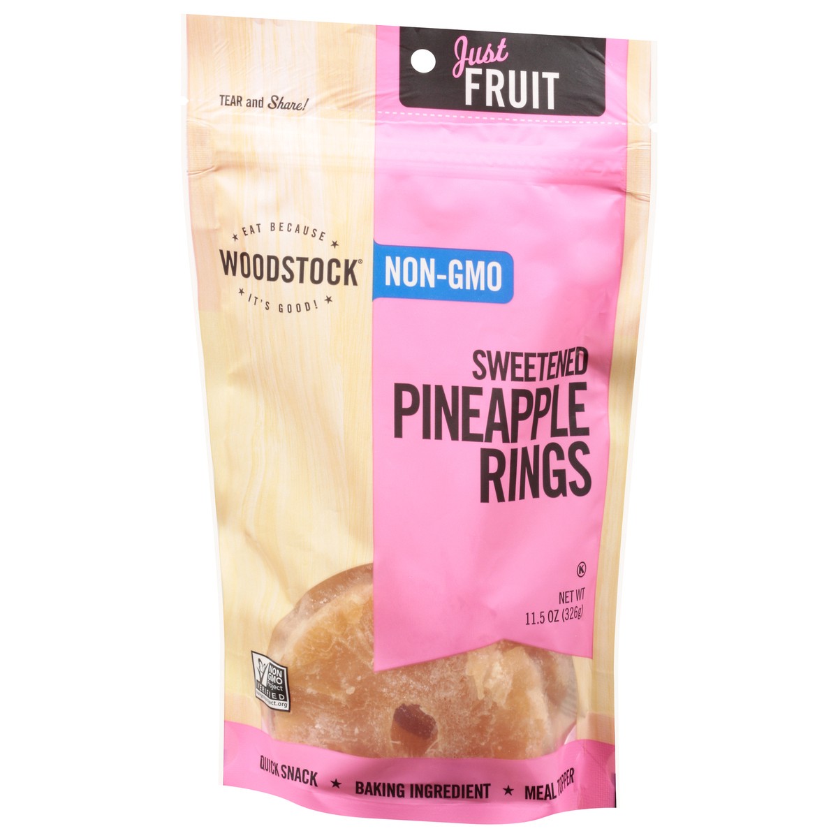 slide 9 of 11, Woodstock Sweetened Pineapple Rings 11.5 oz, 11.5 oz