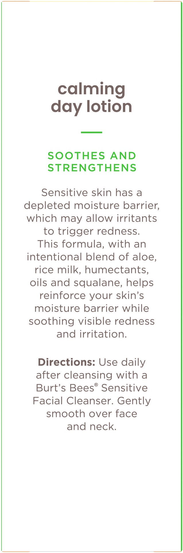 slide 4 of 5, Burt's Bees Calming Day Face Lotion and Beeswax Lip Balm Gift Set, 100 Percent Natural Origin Lip Balm and 98.9 Percent Natural Origin Lotion, 1.8 oz. Bottle/0.15 oz. Tube, 1 ct