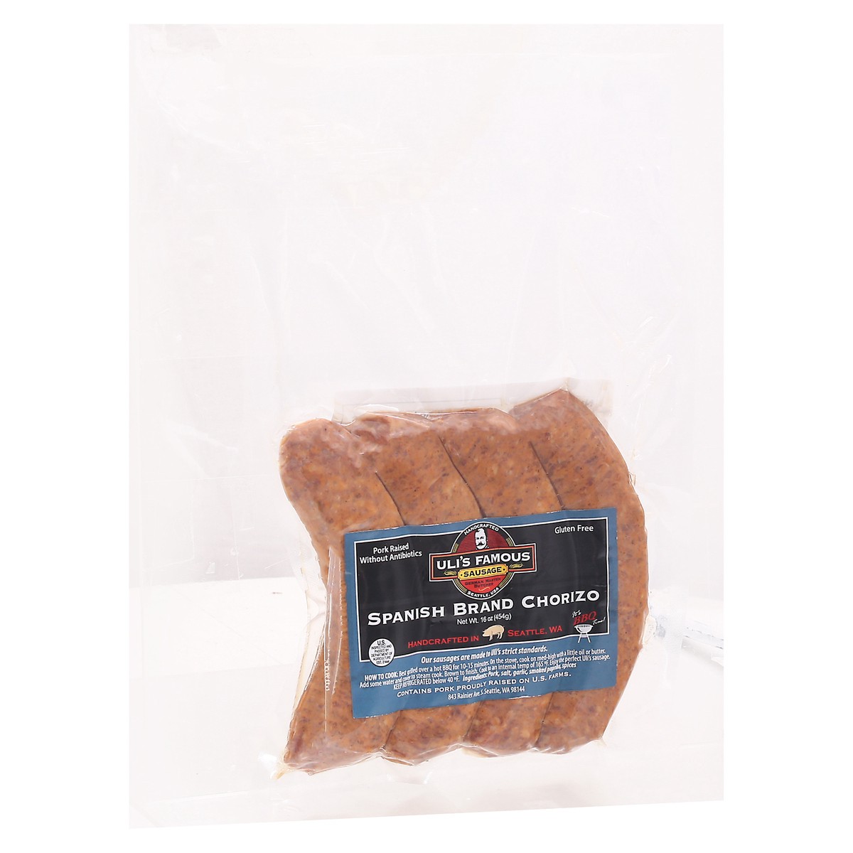 slide 4 of 12, Uli's Famous Sausage Spanish Brand Chorizo 16 oz, 16 oz