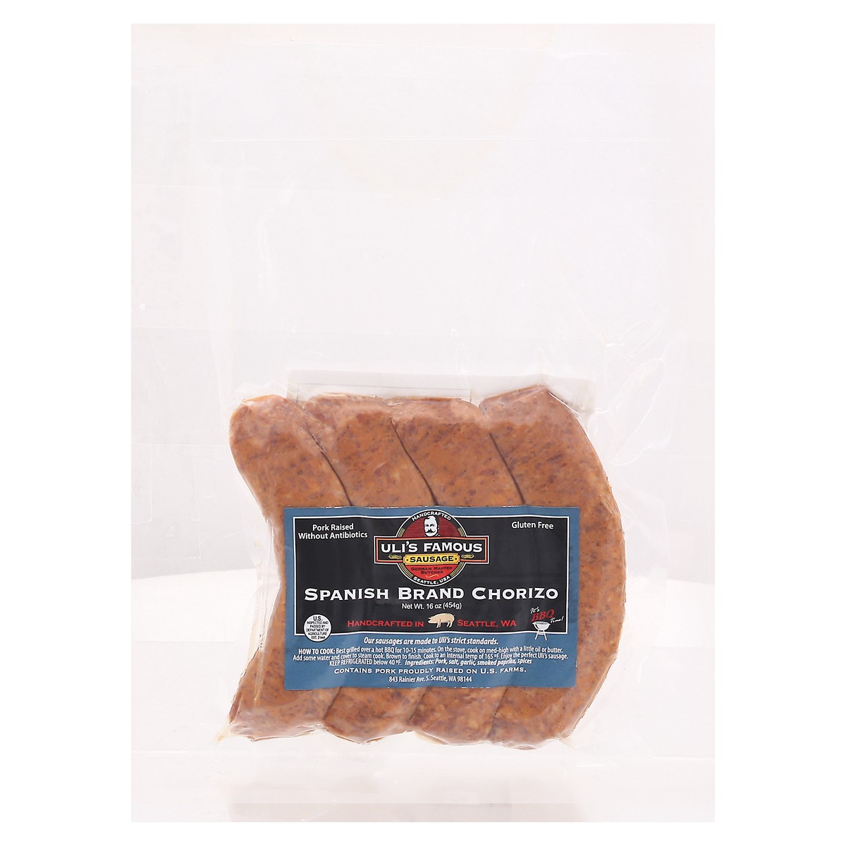 slide 2 of 12, Uli's Famous Sausage Spanish Brand Chorizo 16 oz, 16 oz