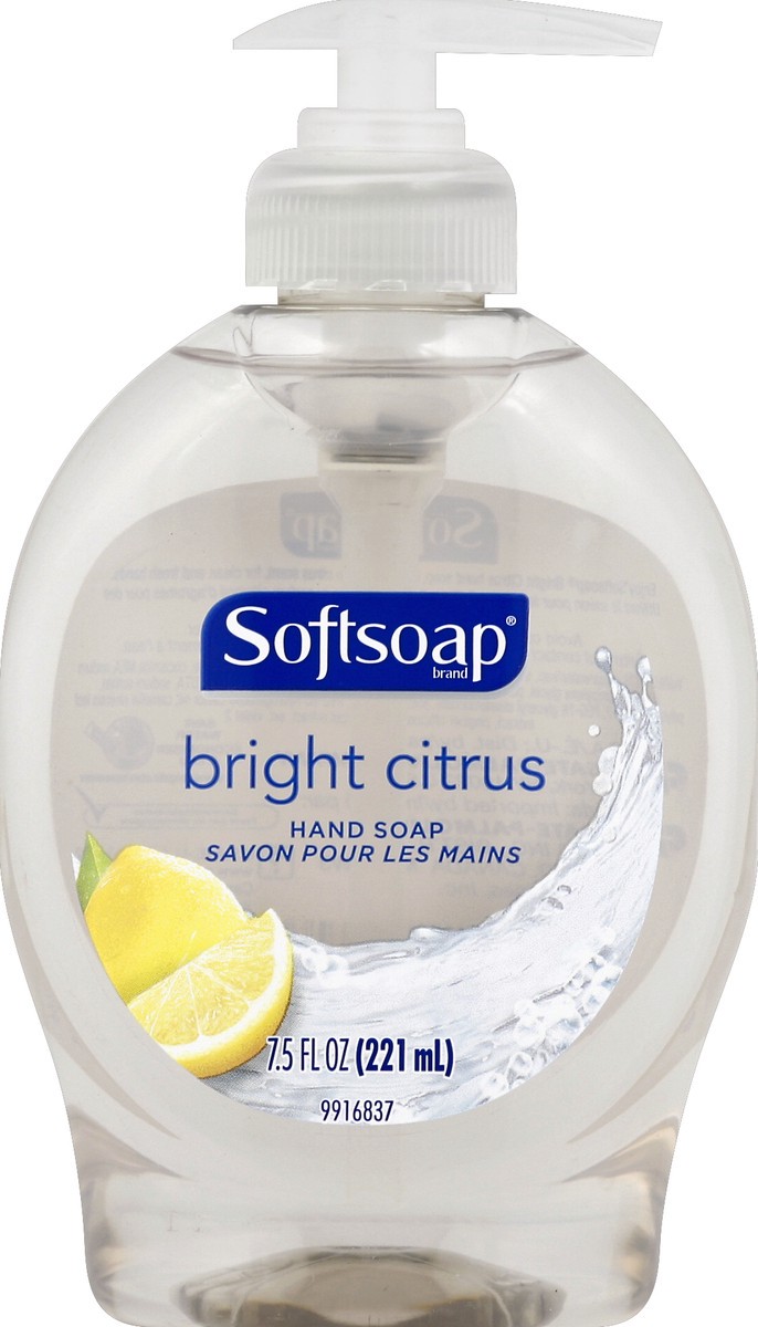 slide 5 of 6, Softsoap Liquid Hand Soap Bright Citrus, 7.5 fl oz