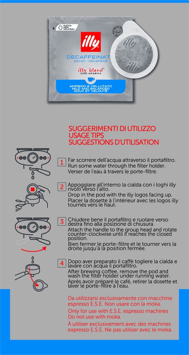 slide 10 of 10, illy Blend Decaffeinato Single Serve Espresso Pods Coffee - 18 ct, 18 ct