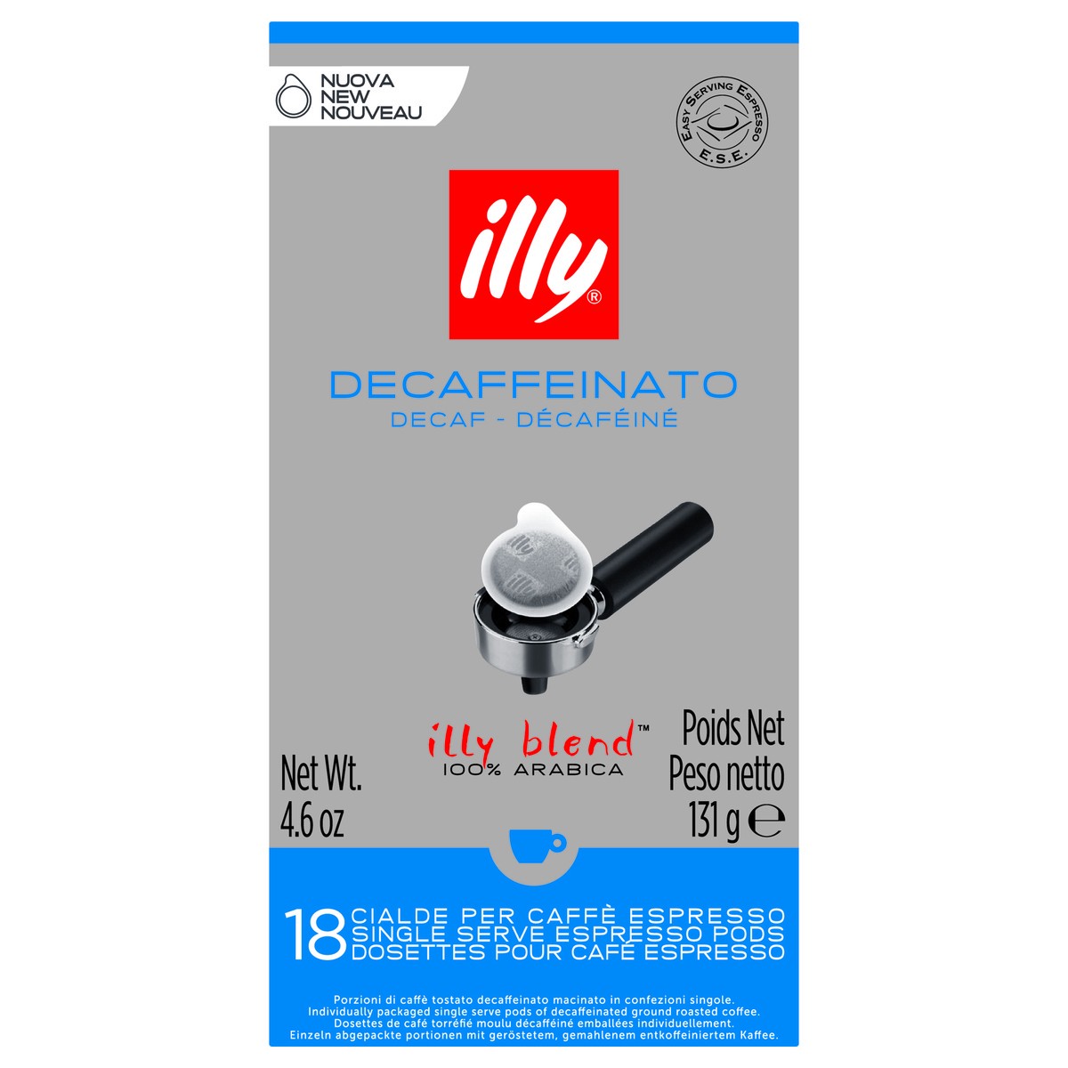 slide 3 of 10, illy Blend Decaffeinato Single Serve Espresso Pods Coffee - 18 ct, 18 ct