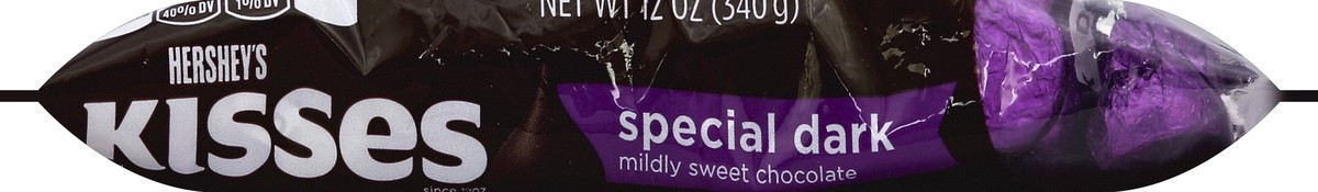 slide 2 of 5, Hershey's Kisses SPECIAL DARK Mildly Sweet Chocolates, 12 oz